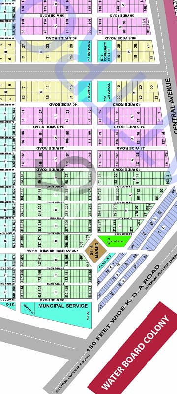 240 Sq Yd Plot Available In Saadi Garden Block 5 Scheme 33 Karachi