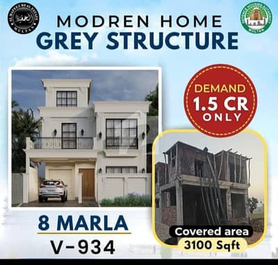 8 Marla Gray Structure House For Sale In DHA MULTAN sector v-8