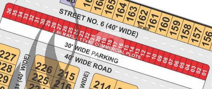 Commercial Plot For Sale In Zinia Block Bahria Nasheman Lahore