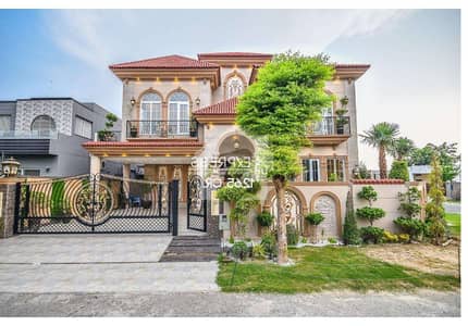 1 Kanal Top Quality Build Luxurious Beautiful Spanish Design Villa With Basement For Sale In DHA Lahore Phase 6 Prime Location