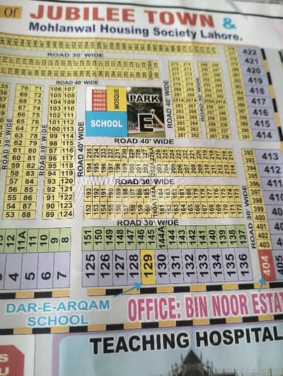 5 Marla Builder Location Plot For Sale In Jubilee Town Block E