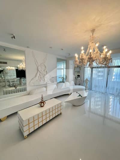 Emaar Reef Tower | Designer Furnished 2-Bedroom Luxury Apartment for Rent | Premium Seafront Living