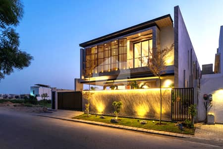 A MASTERPIECE IN CONTEMPORARY ARCHITECTURE 666 Yards Bungalow For Sale In Dha Phase 8 Karachi