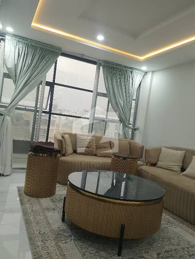 Fully furnished one bed apartment available for rent in rezinable price and prime location