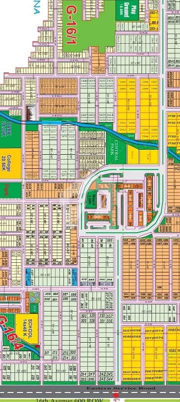 20 Marla Plot In G16/4 Sector Islamabad