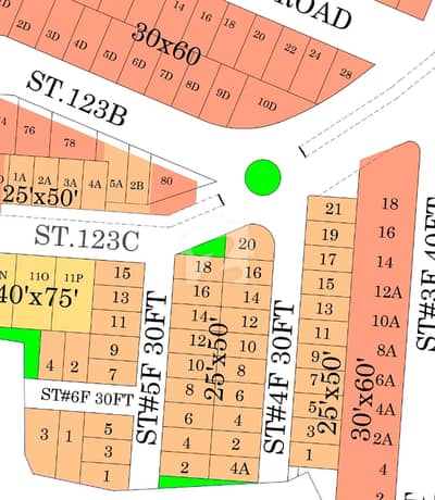 5 Marla plot for sale in Jinnah Gardens