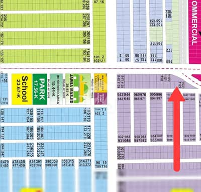 Phase 7 S Block 27.50 Marla Plot S Ideal Location 2 Side