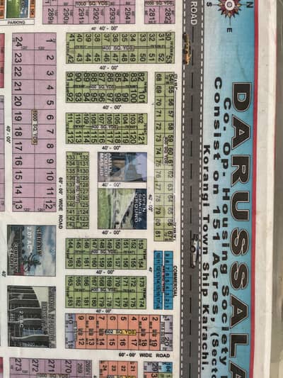 400 Sq. Yd. Corner Plot for Sale in DARUSALAM Society
