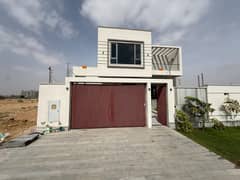 500 Sq Yd Elite Villa WITH BASEMENT For Sale Precinct-9 (Bahria Hills), Bahria Town Karachi. Elegant Design | 56 Beds | Drawing, Dining, Lounge, Modern Kitchen & Greasy Kitchen. Heighted Location | Near Flagpole | Just 3 Mins Drive from Entrance.