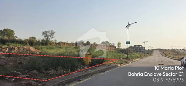 10 Marla Plot in Bahria Enclave Sector C1