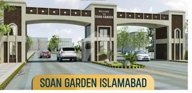 1 kanal plot available for sale in soan Garden block f And level plot is the best street.   Investor Rate Plot
