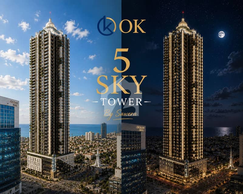 5 Sky Tower By Sawera | Luxury 3 Bed Apartments In Clifton For Sale 5 Sky Tower By Sawera | Luxury 3 Bed Apartments In Clifton For Sale