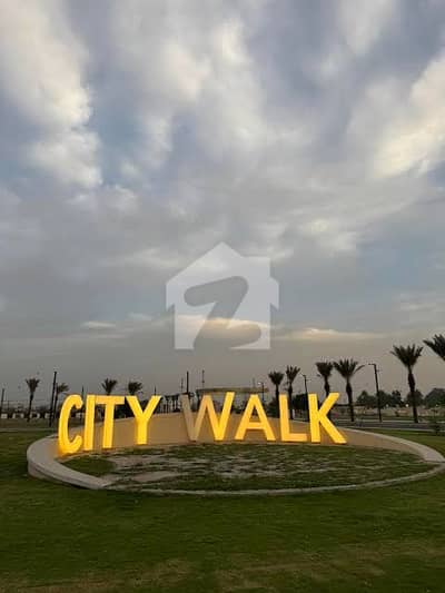 2.2 Marla Commercial Plot Available Very Prime And Hot Location In City Walk