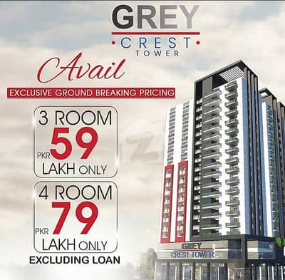 Gray Luxury Apartment 2 Bed For sale Malir cantt, Karachi