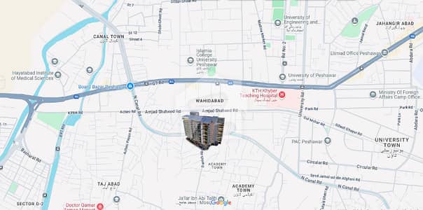 کینال روڈ پشاور میں 1 کمرے کا 3 مرلہ فلیٹ 68.93 لاکھ میں برائے فروخت۔