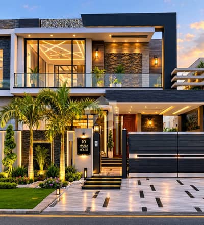 10-Marla Brand New Ultra Luxury Modren House For Sale In Sector E Bahria Town Lahore