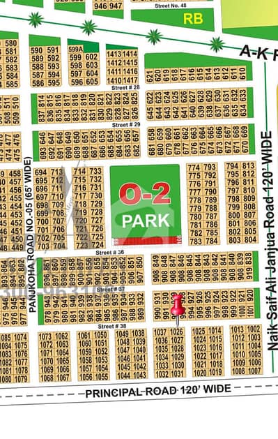 Sector O 1 Kanal Corner Plot Available For Sale With Extra Benefits