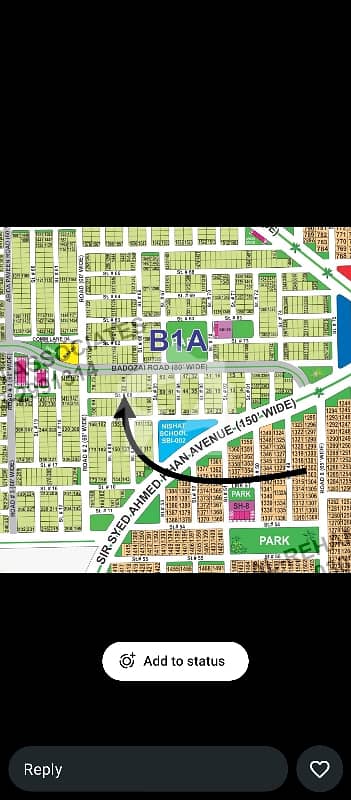 DHA Multan Sector B1 10 Marla Residential Plot Near To Park, Masjid And Commercial. Backside Of 80ft Road.