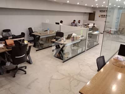 8 Marla Brand New Luxury Full Furnished Office With Open Parking In Dha Phase 8 Broadway For Rent