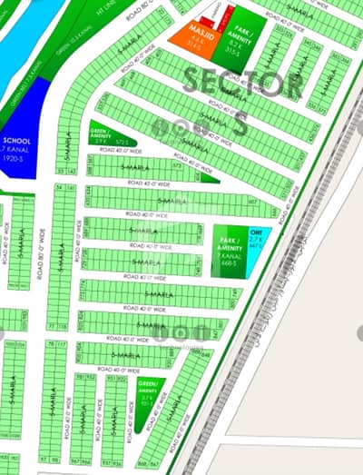 5 Marla Plot For Sale Dha Rahbar