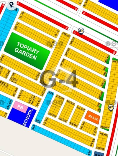 10 marla plot for sale in G4 block 10 marla plot for sale in G4 block