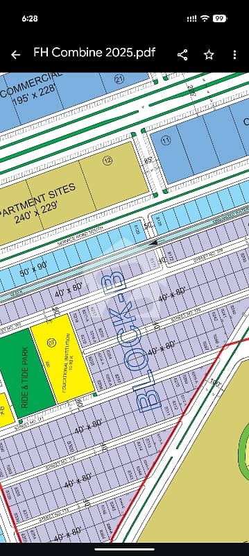 14 Marla Prime Location Plot Block B Faisal Hills For Sale