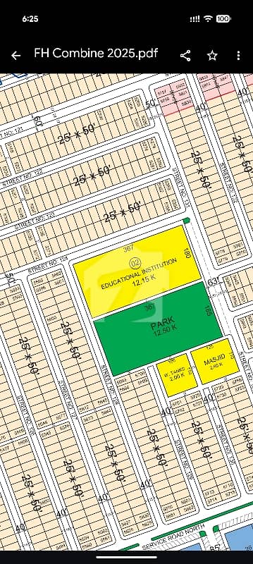5 Marla 50 ft Road Margalla Face Plot Block A Faisal Hills For Sale