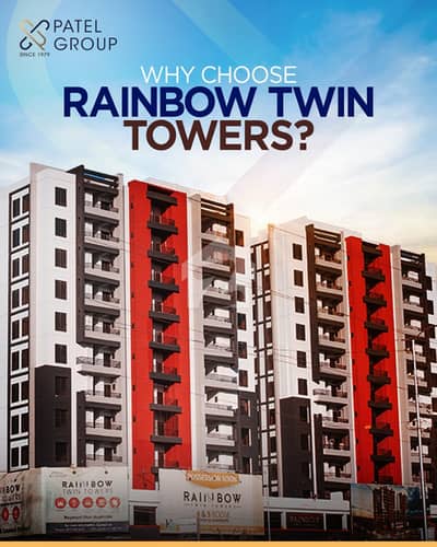 Rainbow Twin Towers: Located On Main 250ft Wide Maymar Avenue Road At Scheme 33, Near Gulshan-E-Maymar Mor. Rainbow Twin Towers: Located On Main 250ft Wide Maymar Avenue Road At Scheme 33, Near Gulshan-E-Maymar Mor.