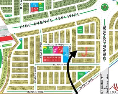 5-Marla Residential Corner Plot Carpet Road, Possession Soon in J Block LDA City