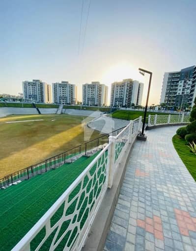 10 Marla 3 Bedrooms New Design Flat Available For Rent.