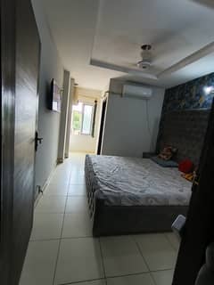 E-11/2 crown business center one bedroom apartment fully furnished available for rent.