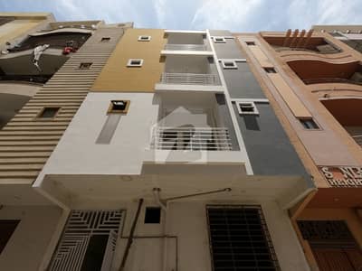 Brand New, 3rd floor 2 Bed Lounge Flat For Sale In Karachi University Society