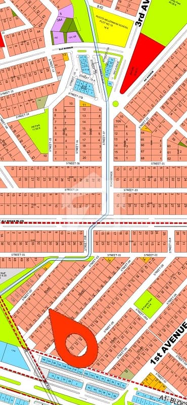1 Kanal Residential Plot Available For Sale In Sector B Dha 5 Islamabad