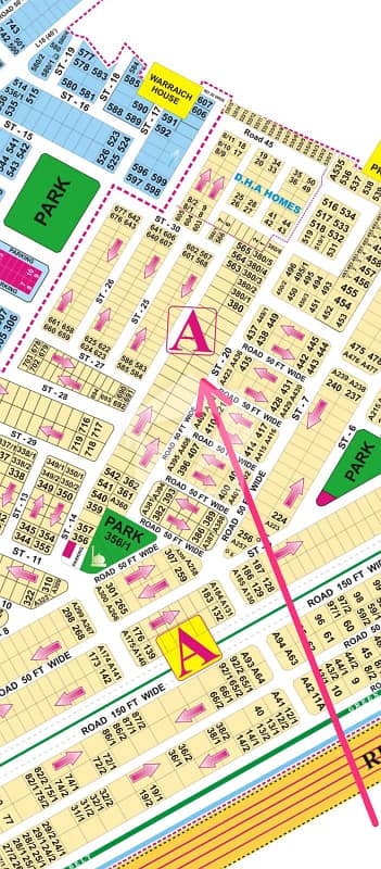 Phase 5 A Block Near Park Main Road Approach Builder Location Plot
