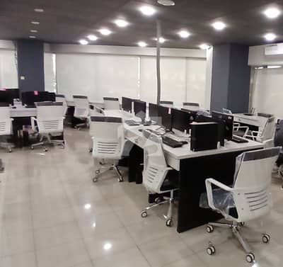 Office 2300 Square Feet fully furnished office Is Available For Rent