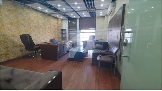 Fully Furnished Office Brand New Office Area 750 Square Feet Available For Rent In Main Boulevard Road Gulberg 3 Lahore