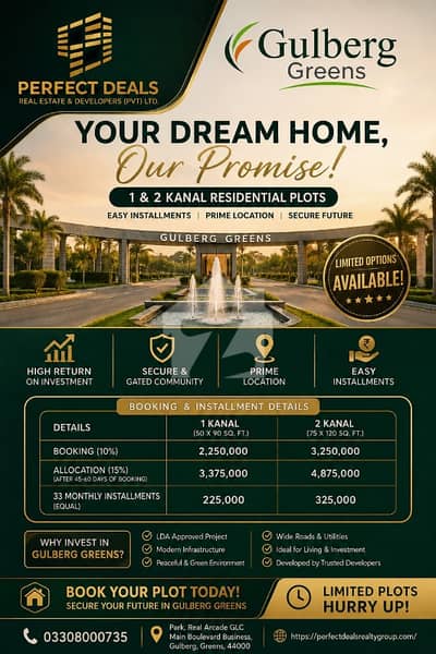Executive A Premium Block Ideal For Investment & Construction Plot For Sale