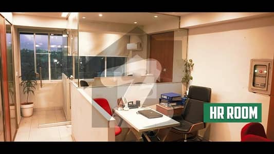 Property Connect Offers Fully Furnished 4000 Square Feet 1st Floor Corporate Office For Rent Gulberg Islamabad