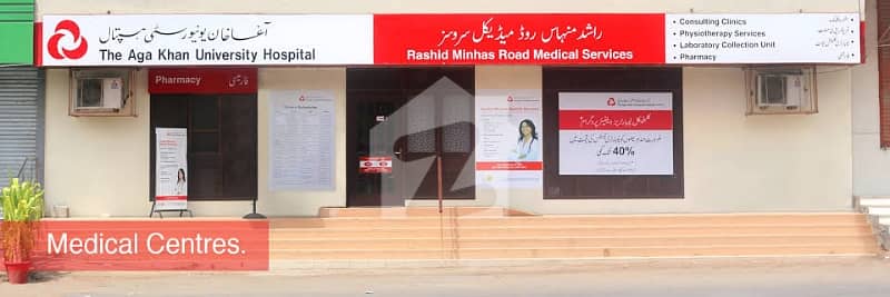 Commercial Ground Shop Plus Two Building Main Rashid Minhas Road Corner