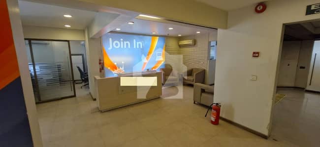 Elevate Your Business: 5400 Sq-Ft Semi-Furnished Office In Prime Location Of Clifton