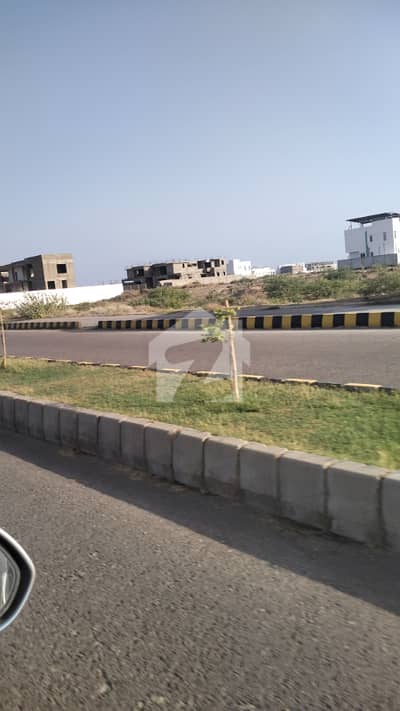 1000 Sq. Yards, ZONE-A, 3rd Belt, Off Kh-Roomi, West Open, Before Kh-Shujjat, Phase 8, DHA Khi Plot For Sale