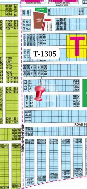 Phase-7 Block T Kanal Plot surrounding by houses for sale best for builders and End user Phase-7 Block T Kanal Plot surrounding by houses for sale best for builders and End user