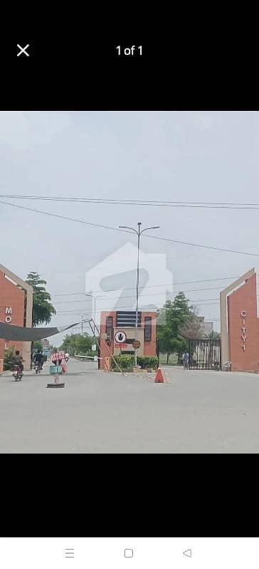 Model City 1 Canal Road B Block 5.25 Marla Plot For Sale Prime Location