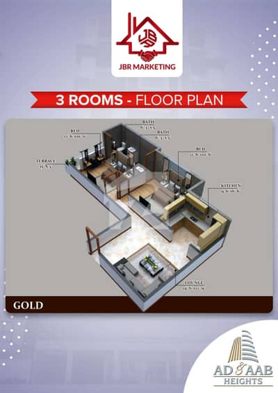 Plot # 5-D/3, Nazimabad, Khilafat Chowk, 3Bed 850sq Ft, Apartment For Sale In 4 Year Easy Installment Plan | Prime Location