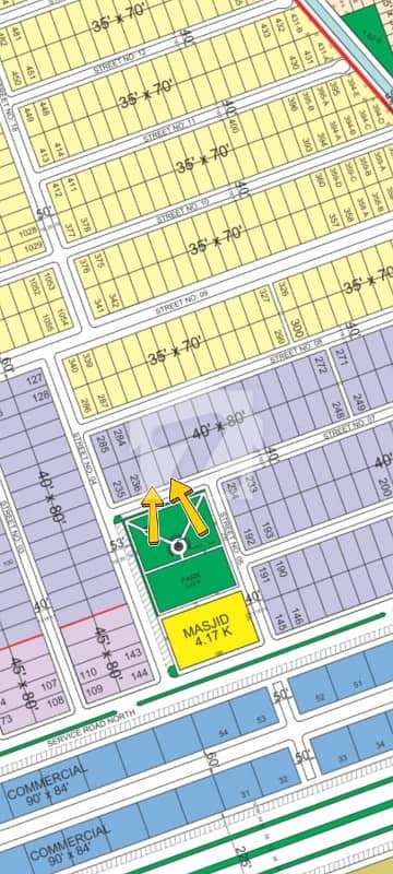 Faisal Hills Block B 40x80 Park Face Pair plots For Sale Faisal Hills Block B 40x80 Park Face Pair plots For Sale