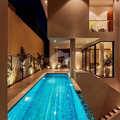 666 Yards Modern Architecture Bungalow With Pool Basement Available For Sale
