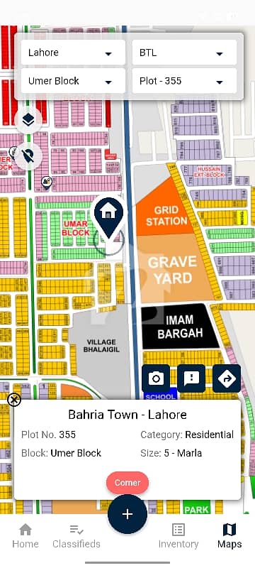 8.68 marla Plot Available in umer Block, Bahria Town Sector C Lahore! Near Ring Road, Market & Schools | Prime Location | Ideal for Investment & Dream Home