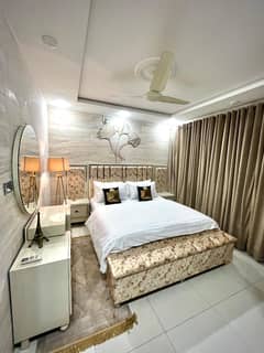 Luxury 1 Bed Fully Furnished Apartment For Rent In Gulberg Greens Emporium Mall.