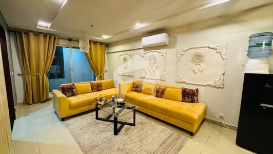 TWO BED FULLY LUXURY FURNISHED APARTMENT AVAILABLE FOR RENT IN GULBERG HEIGHT FLOOR 3rd GULBERG GREENS ISLAMABAD MORE OPTIONS AVAILABLE