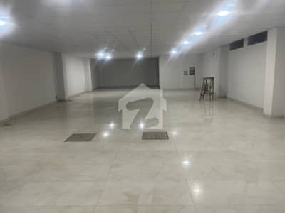 Ground floor hall available for rent in PIA Main Boulevard